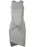 Likely Twisted Trim Dress, Women's, Size: Small, Grey, Rayon/spandex/elastane