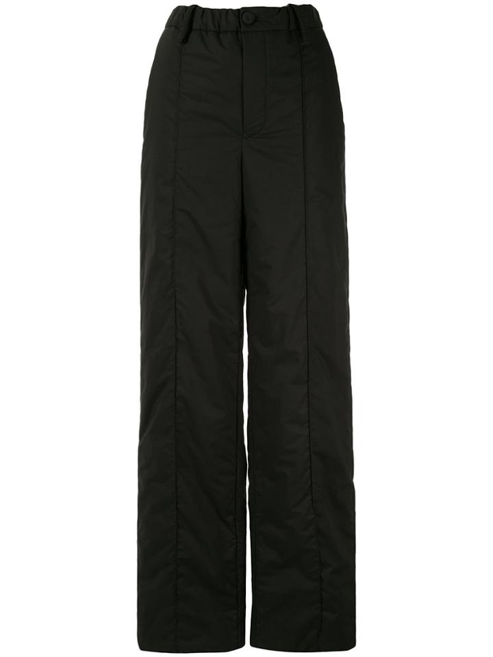 Mm6 Maison Margiela Baggy Straight-leg Trousers - Black