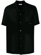 Cmmn Swdn Camp Collar Shirt - Black