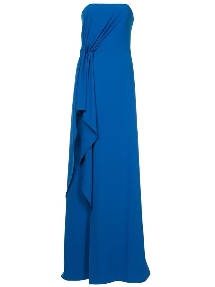 Halston Heritage Ruchéd Style Dress - Blue