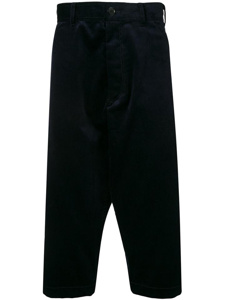 Comme Des Garçons Shirt Long Bermuda Shorts - Blue