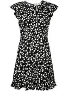 Diane Von Furstenberg Krona Ruffled Dress - Black