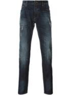 Dolce & Gabbana Slim Fit Jeans, Men's, Size: 56, Blue, Cotton/spandex/elastane