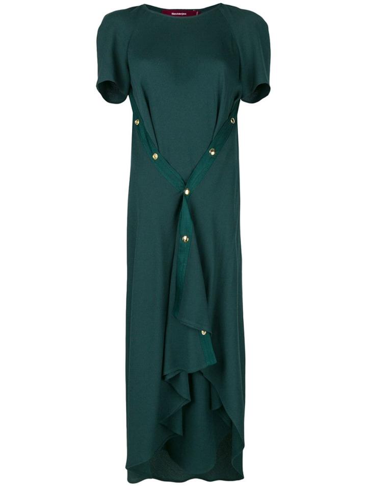 Sies Marjan Asymmetric Flared Dress - Green
