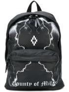 Marcelo Burlon County Of Milan Lightning Strike Backpack - Black