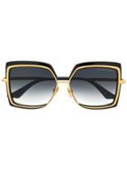 Dita Eyewear Oversized Square Sunglasses - Black
