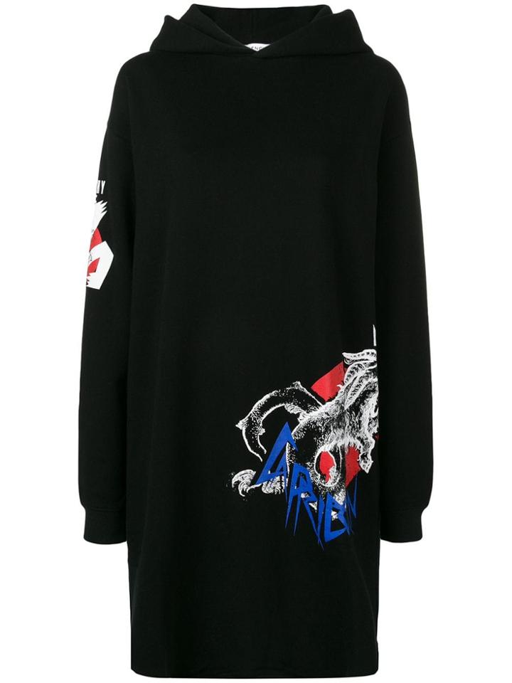 Givenchy Boxy Hoodie Dress - Black