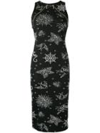 Tufi Duek Midi Dress, Women's, Size: Medium, Black, Polyester/spandex/elastane/viscose