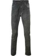 Rick Owens Drkshdw Slim Fit Jeans, Men's, Size: 34, Grey, Cotton/spandex/elastane