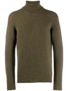 Roberto Collina Roll Neck Sweater - Green