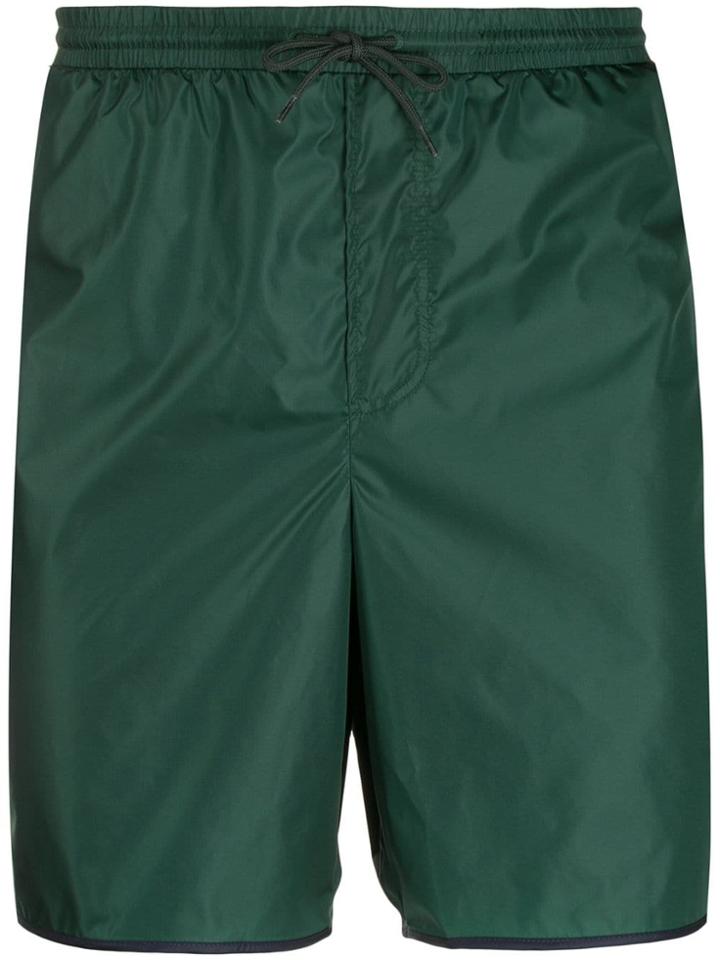 Gucci Logo Stripe Swim Shorts - Green