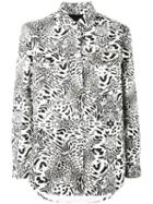Philipp Plein - Animal Print Shirt - Women - Cotton - S, Grey, Cotton