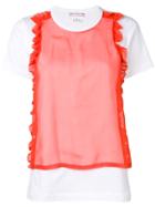 Comme Des Garçons Girl Appliqué Mesh T-shirt - White