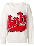 Philosophy Di Lorenzo Serafini Babe Intarsia Jumper - White