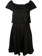 Sonia Rykiel Layered Dress, Women's, Size: 40, Black, Viscose/acetate