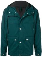 Kenzo Branded Puffer Jacket - Green