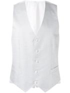 Canali Micro Design Waistcoat - Nude & Neutrals