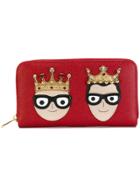 Dolce & Gabbana Dauphine Designer Patch Purse - Red