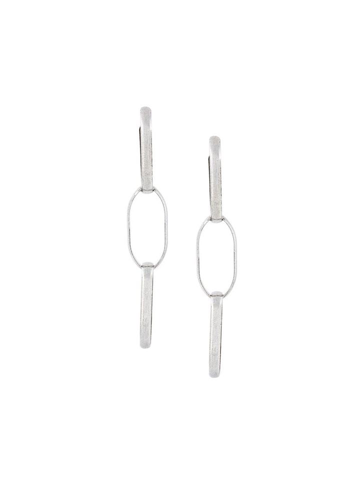 Isabel Marant Long Linked Earrings, Women's, Metallic