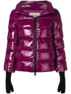 Herno Slim-fit Puffer Jacket - Pink & Purple