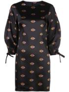 Cynthia Rowley Nathalie Jacquard Dress - Black