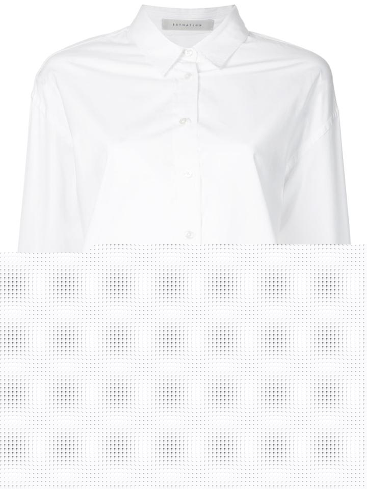 Just Cavalli Lace Back Shirt - White
