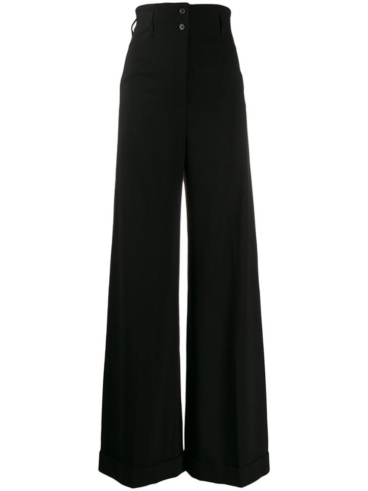 Racil Marlene High-waisted Trousers - Black