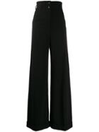 Racil Marlene High-waisted Trousers - Black