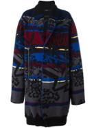 Sibling 'basquiat' Fair Isle Coat