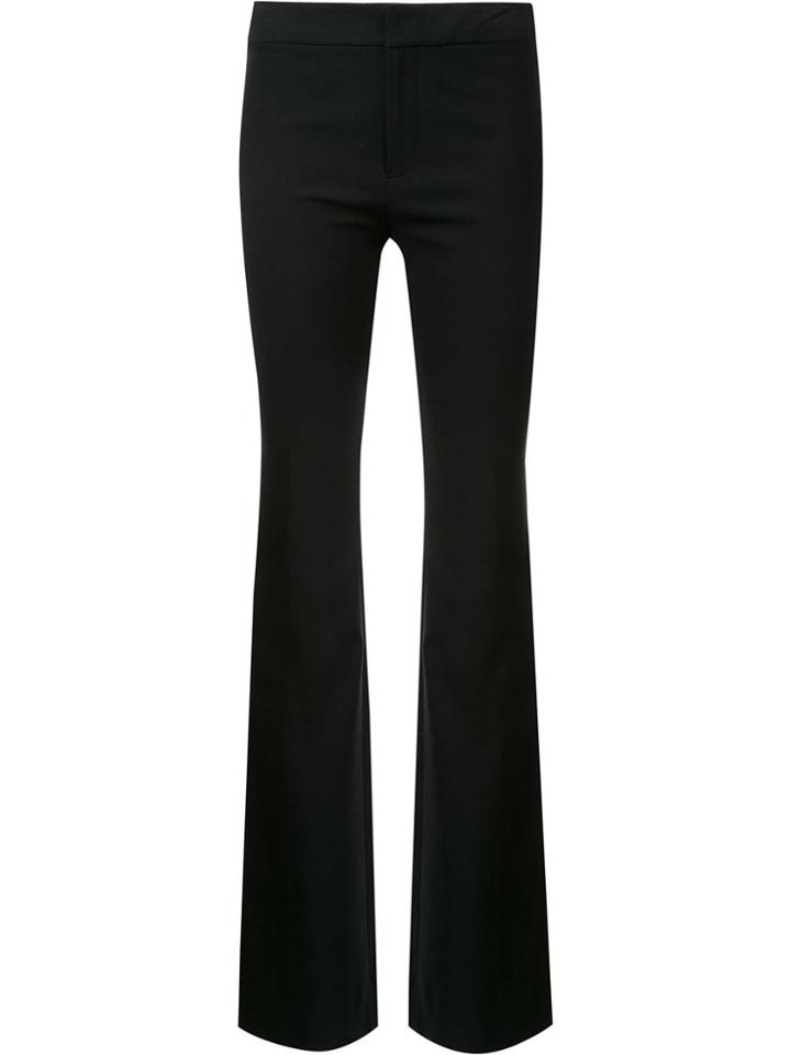 Derek Lam 10 Crosby Flare Trouser - Black