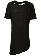 Unravel Destroyed T-shirt, Men's, Size: Xs, Black, Cotton
