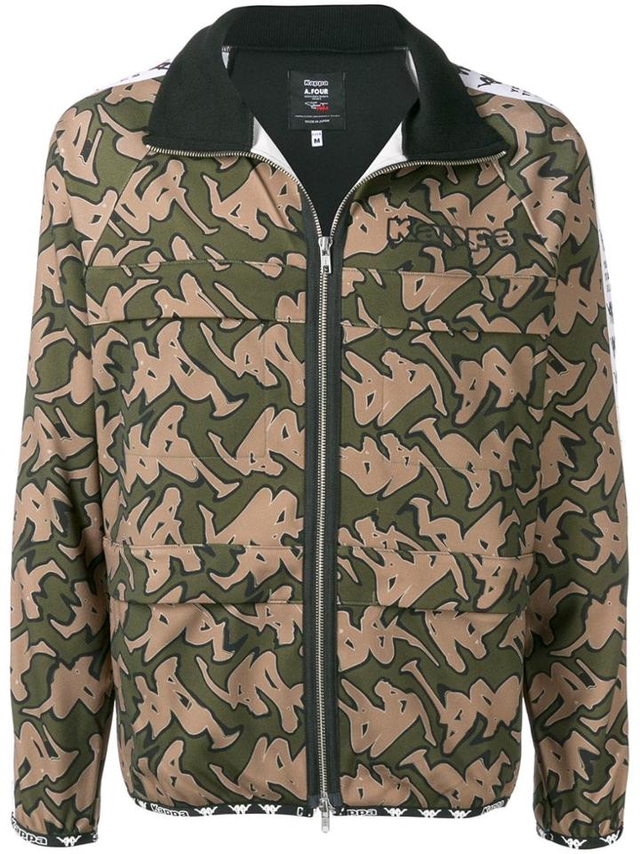 Pam Perks And Mini Camouflage Print Sports Jacket - Green