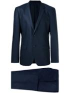 Boss Hugo Boss Formal Suit, Men's, Size: 52, Blue, Polyamide/spandex/elastane/cupro/virgin Wool