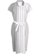 Stephan Schneider Stripe Shirt Dress - White