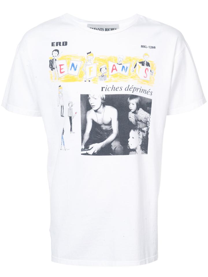 Enfants Riches Déprimés Printed Logo T-shirt - White