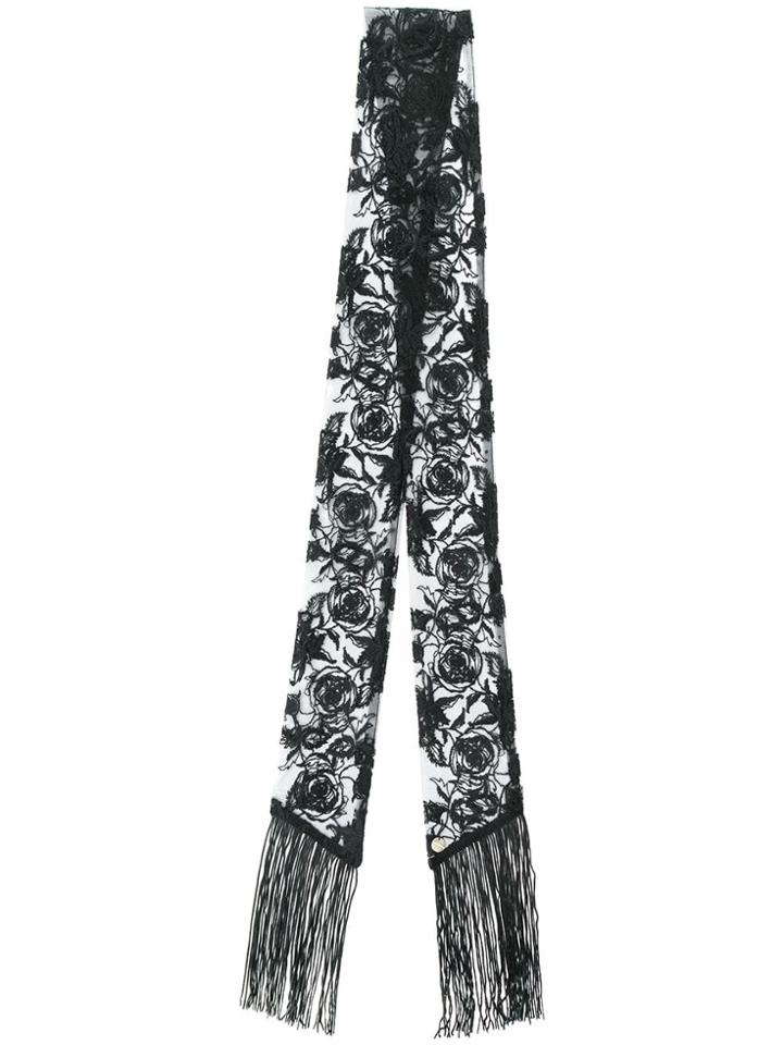 Ann Demeulemeester Orsay Scarf - Black