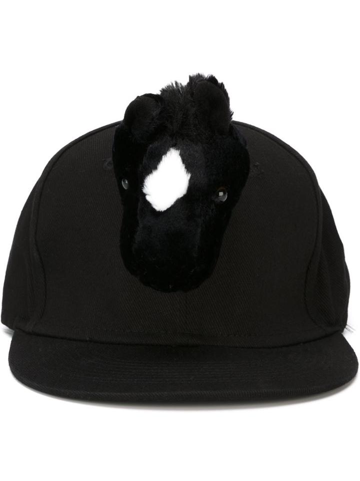 Piers Atkinson 'horse' Cap, Women's, Black, Acrylic