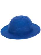 Comme Des Garçons Shirt Boys Knit Fedora Hat - Blue