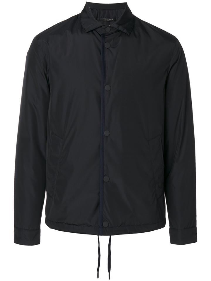 Z Zegna Nylon Shirt Jacket - Black