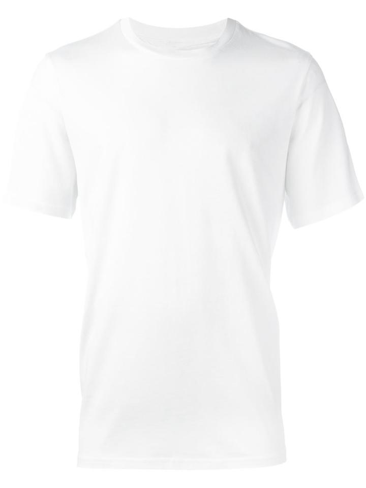 Oamc Exposed Seam Detail T-shirt, Men's, Size: Medium, White, Cotton