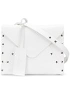 A.f.vandevorst Stud Envelope Shoulder Bag - White