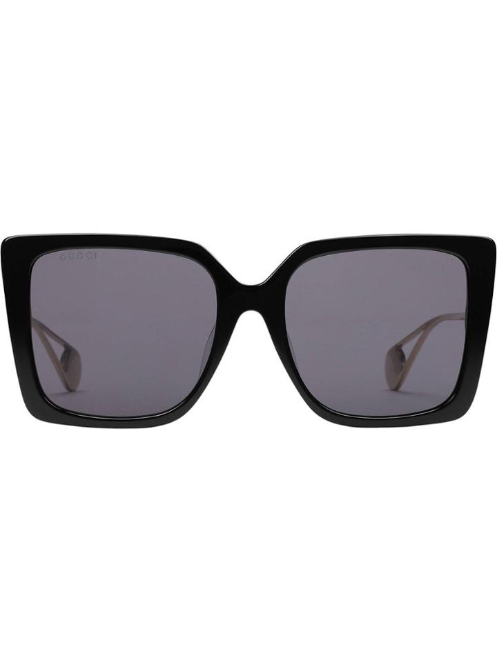 Gucci Eyewear Specialized Fit Square-frame Sunglasses - Black