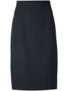 Krizia Vintage Pencil Skirt - Black