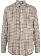 Gitman Vintage Relaxed-fit Checked Shirt - Brown