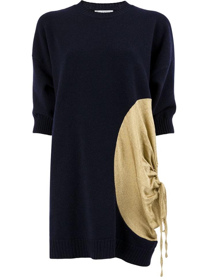 Jw Anderson Metallic Detail Sweater - Blue
