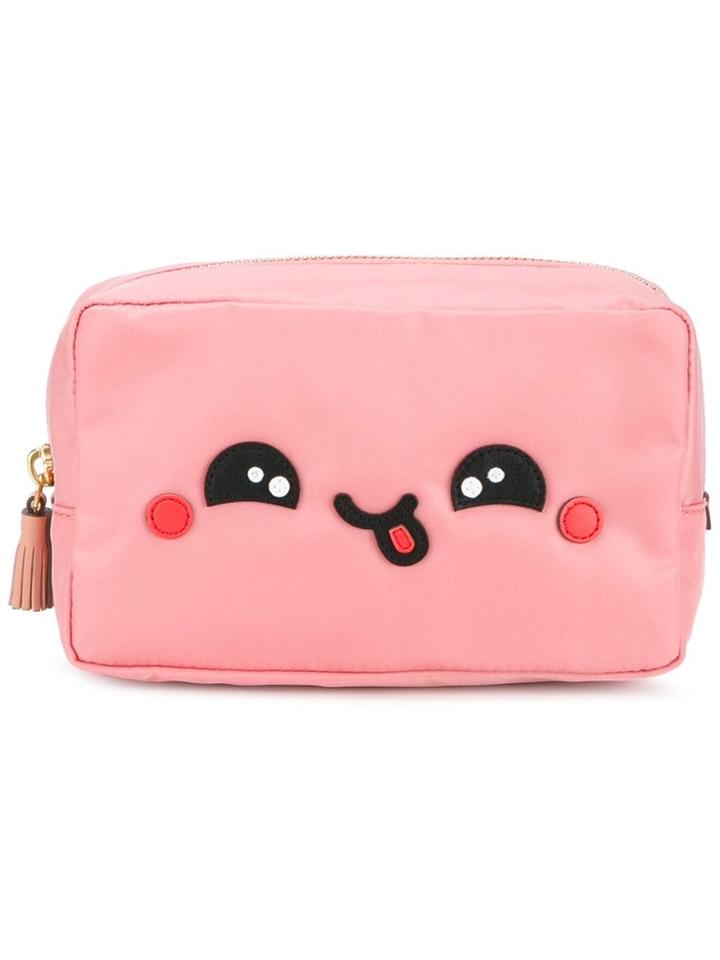 Anya Hindmarch Kawaii Yum Make-up Pouch - Pink