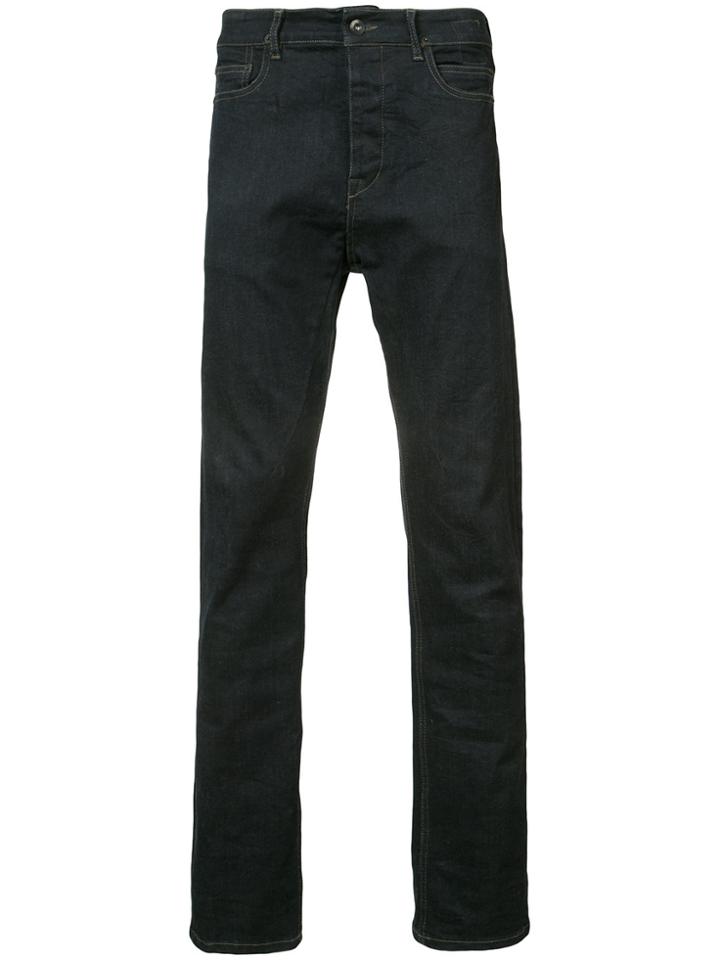 Rick Owens Drkshdw Torrence Cut Jeans - Blue