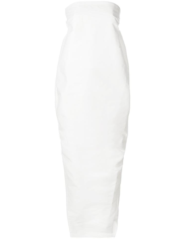 Rick Owens Tapered Maxi Dress - White