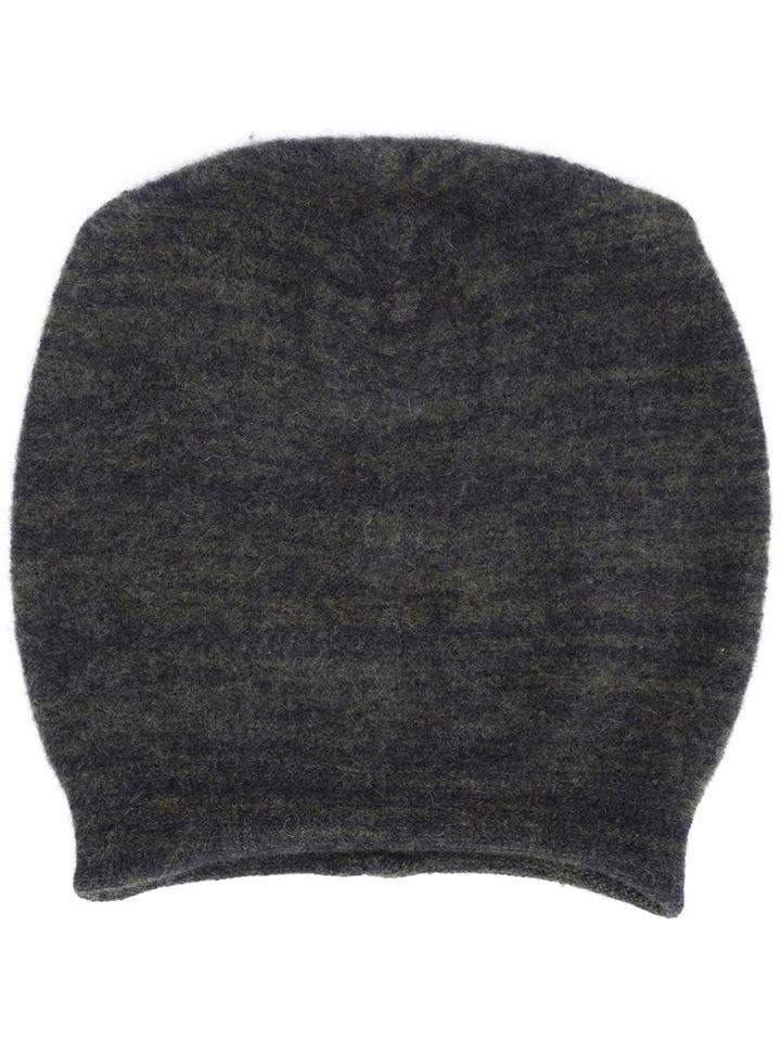 Lainey Keogh Ribbed Beanie, Women's, Green, Nylon/spandex/elastane/cashmere
