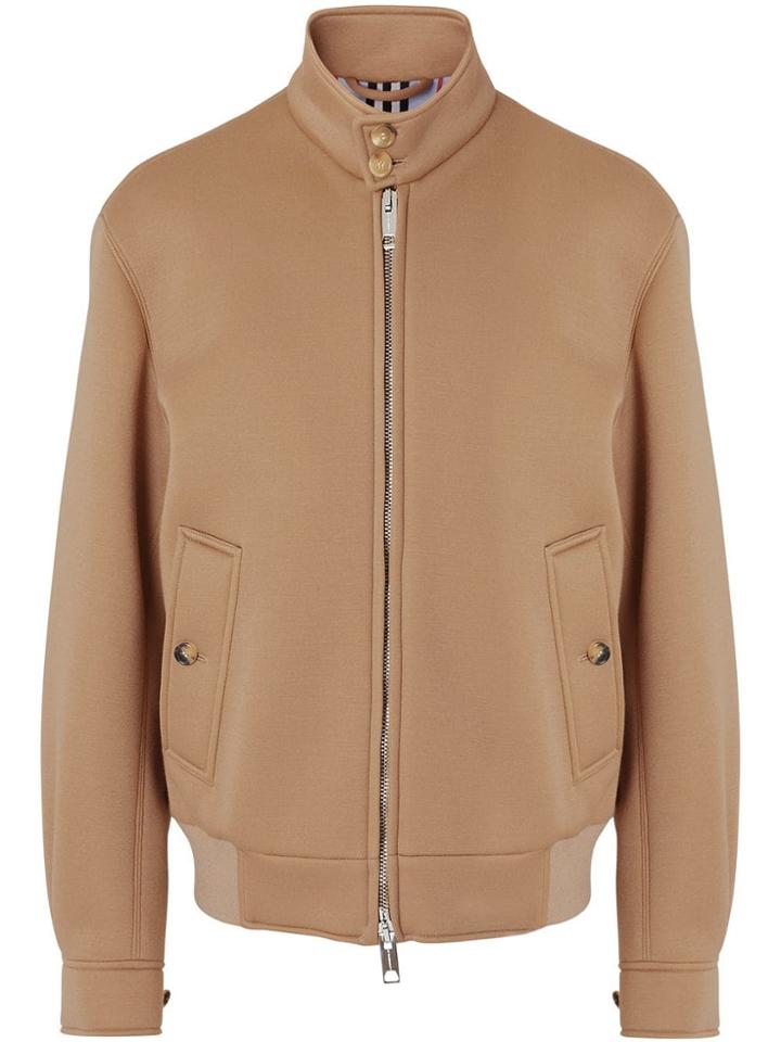 Burberry Neoprene-feel Jacket - Neutrals